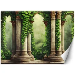 Feeby Fototapeta, Kolumny i liście 150x105