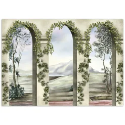 Feeby Fototapeta, Kolumny łuki bluszcz 150x105