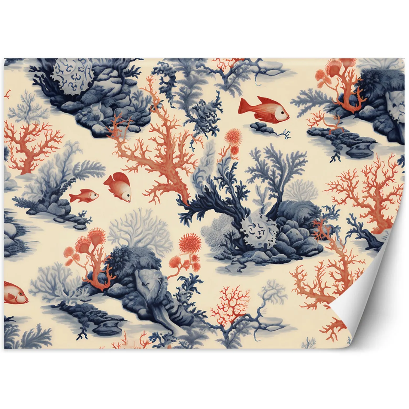 Feeby Fototapeta Koralowce i ryby AI 150x105