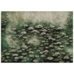 Feeby Fototapeta, Kwiaty lotosu na jeziorze 150x105