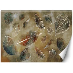 Feeby Fototapeta, Liście w stylu vintage 150x105