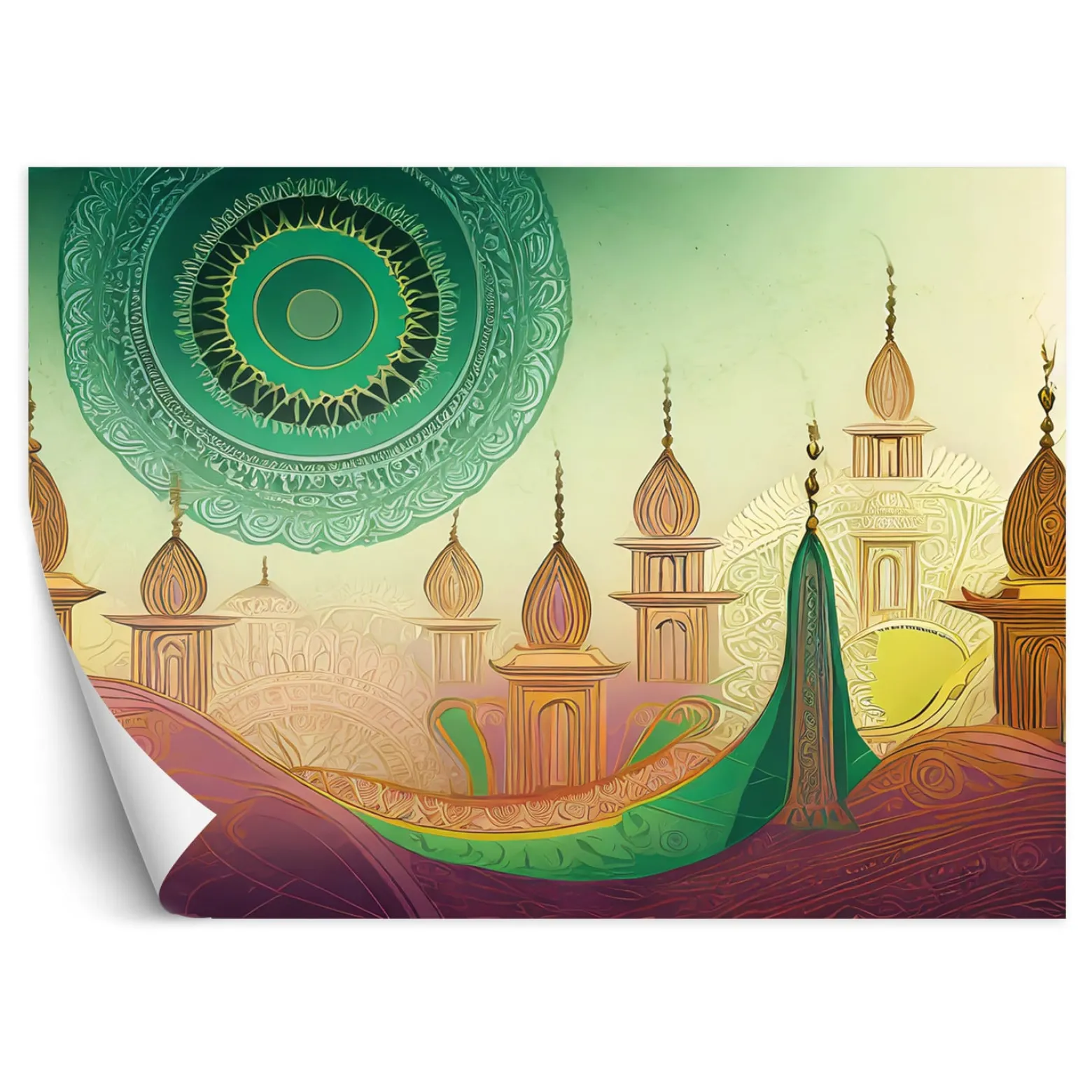 Feeby Fototapeta Mandala miasto islamskie