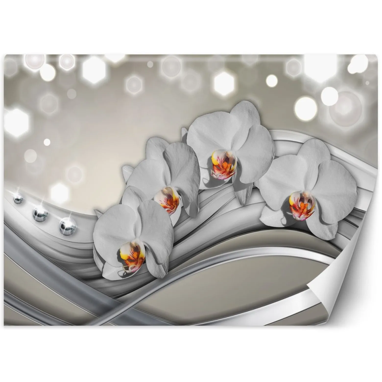 Feeby Fototapeta, Orchidea abstrakcja 150x105