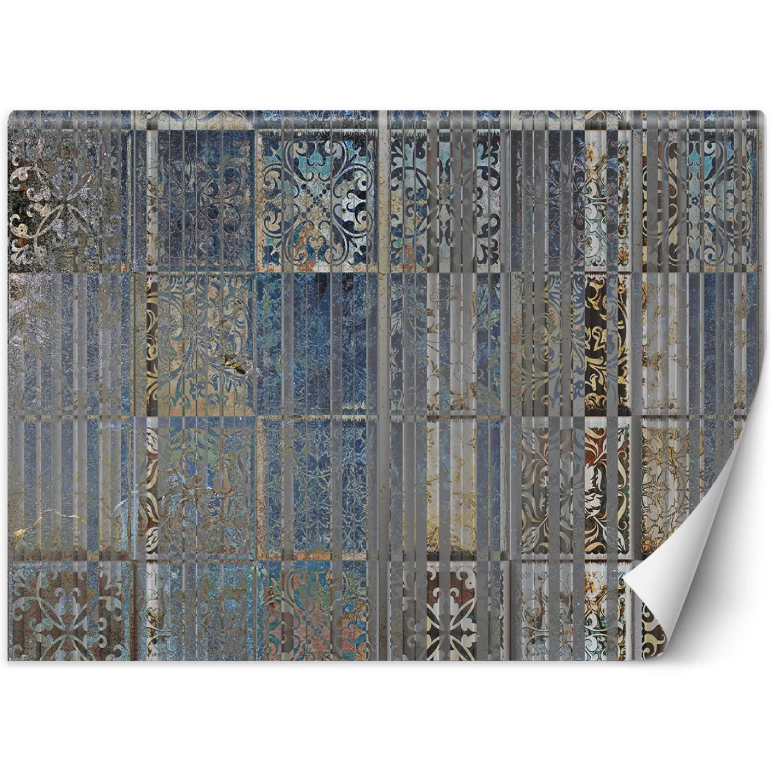 Feeby Fototapeta, Orient Mandala Błękit 150x105