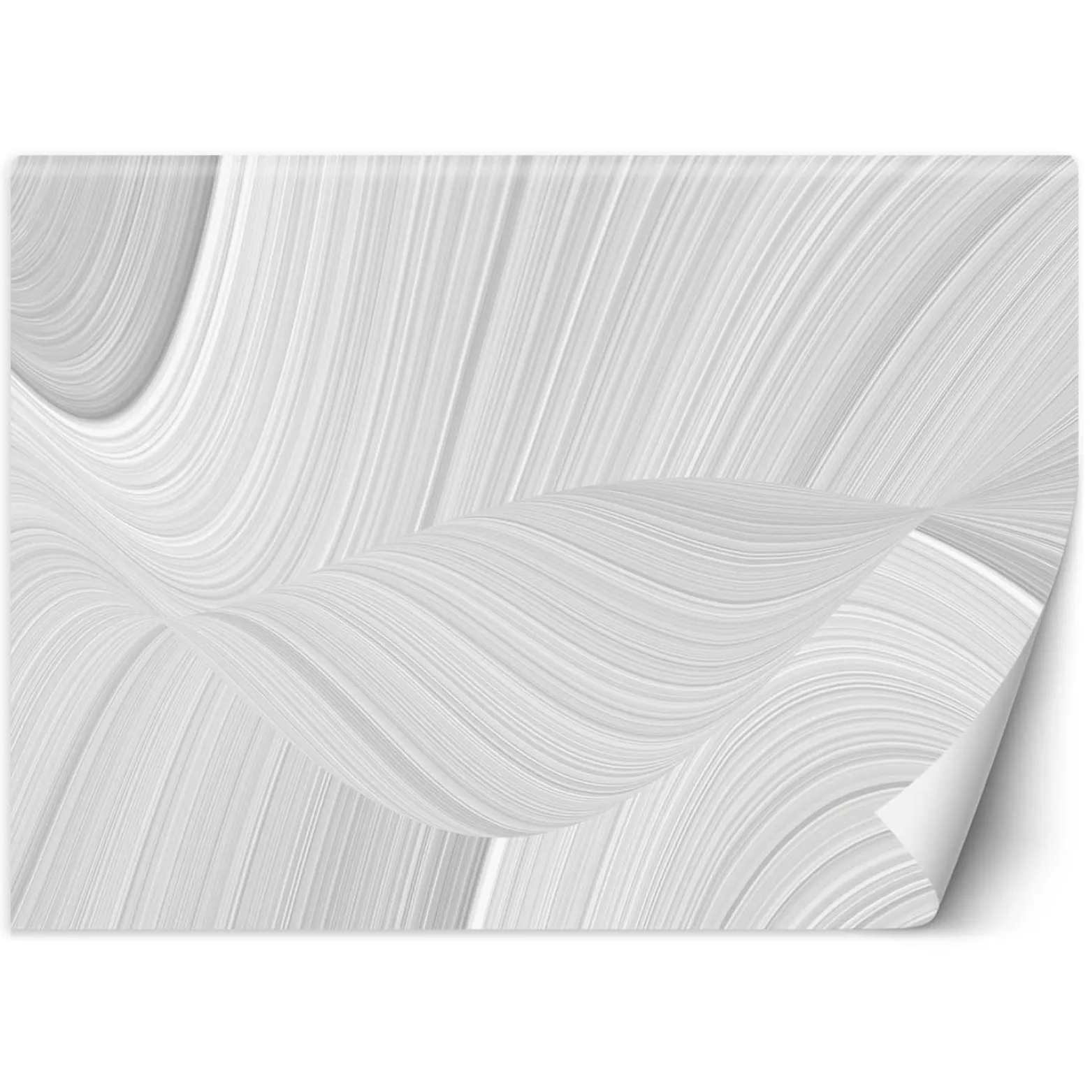 Feeby Fototapeta, Rozmazana biała tekstura 3D 150x105