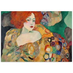 Feeby Fototapeta, Rudowłosa kobieta - G. Klimt 150x105