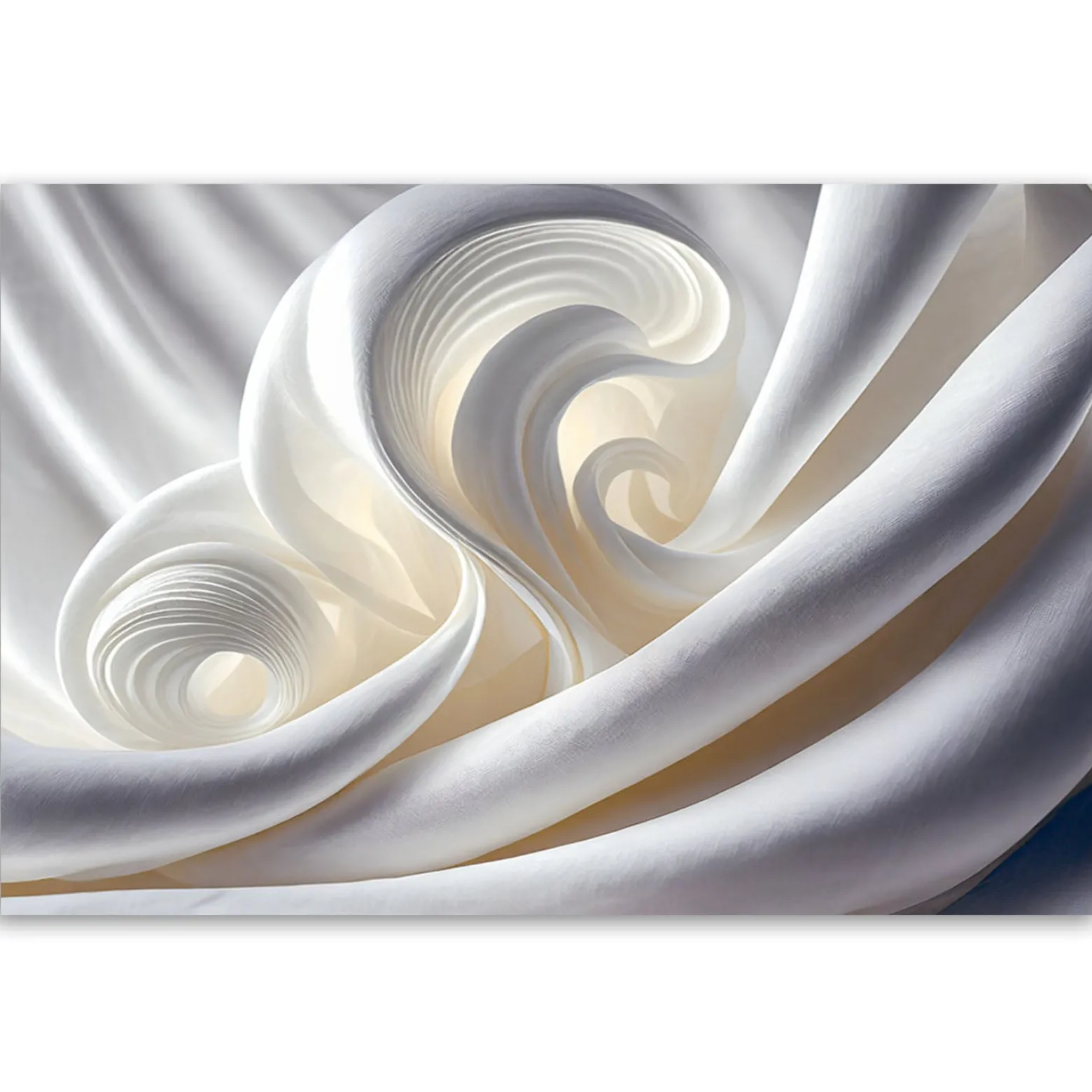 Feeby Obraz, Biała abstrakcja 3D 60x40