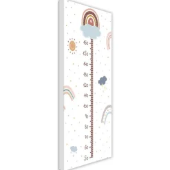Feeby Obraz Miarka wzrostu Głowa w chmurach 60x150