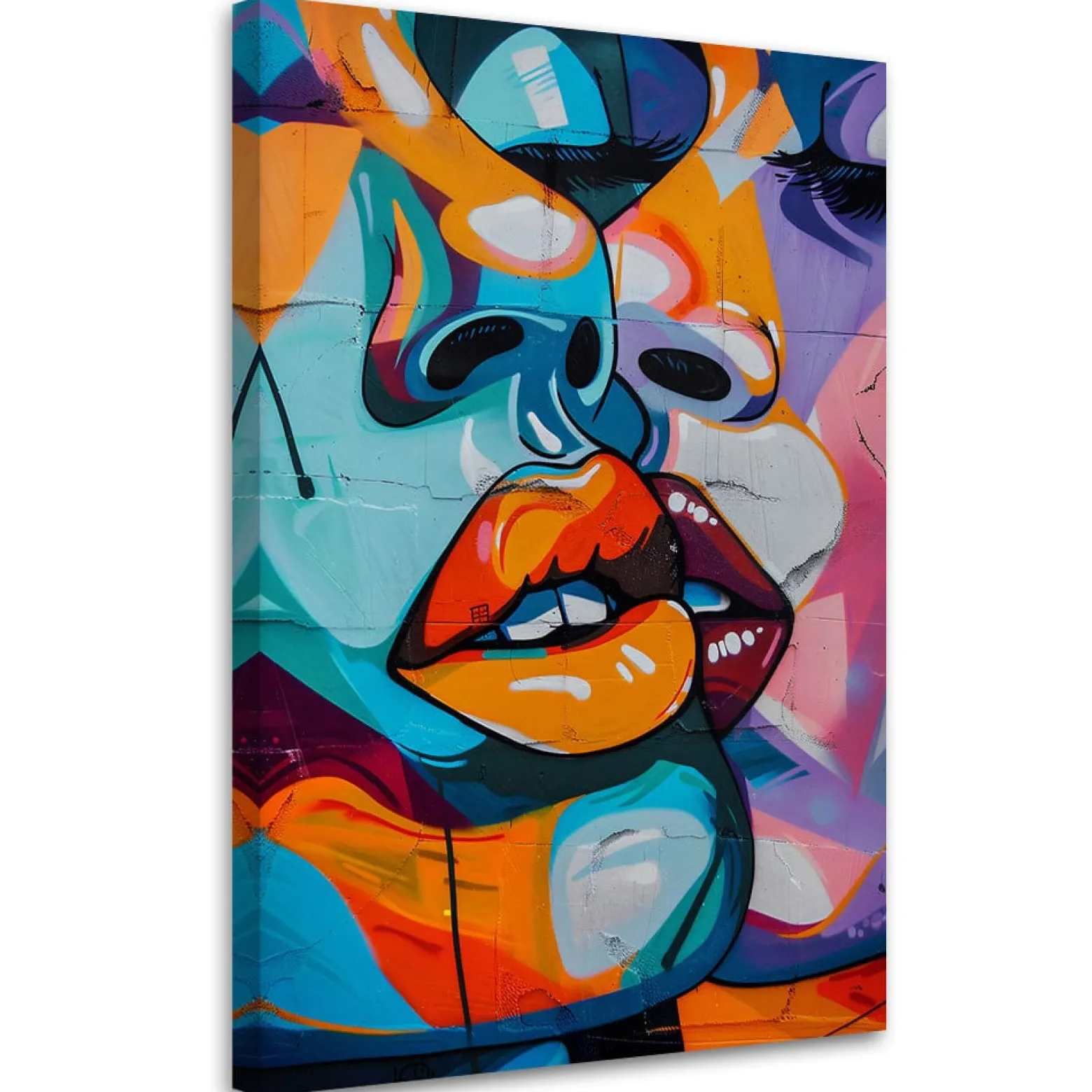 Feeby Obraz na płótnie, Abstrakcyjne twarze 40x60