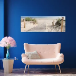 Feeby Obraz na płótnie, Ścieżka na plażę 90x30