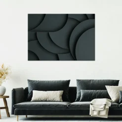 Feeby Obraz na płótnie, Ciemna Tekstura 3D 60x40