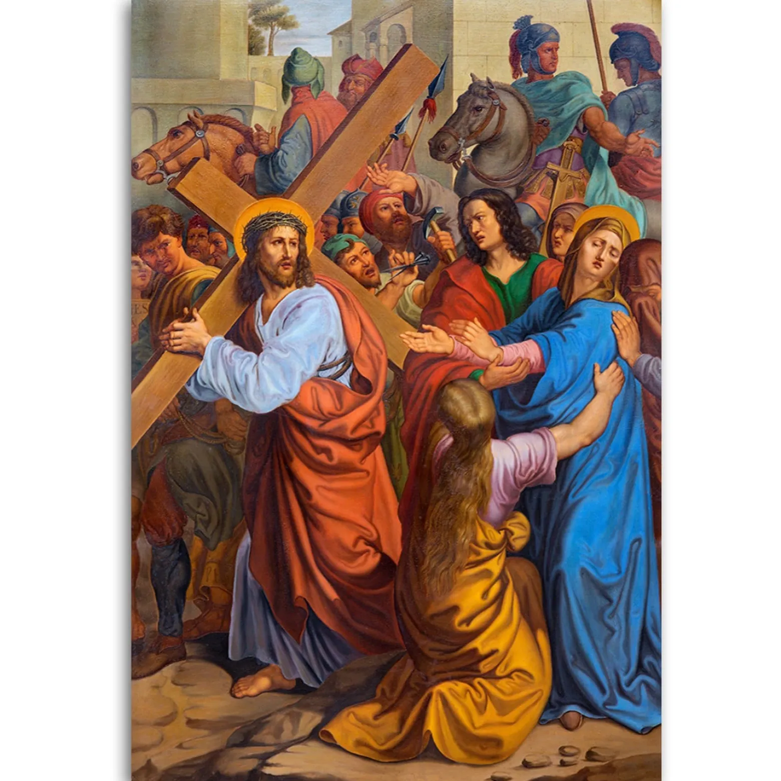 Feeby Obraz na płótnie Jezus spotyka Matkę 40x60