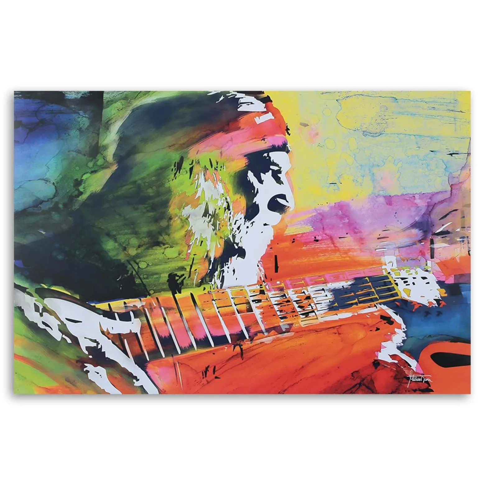 Feeby Obraz na płótnie Kurt Cobain abstrakcja 60x40