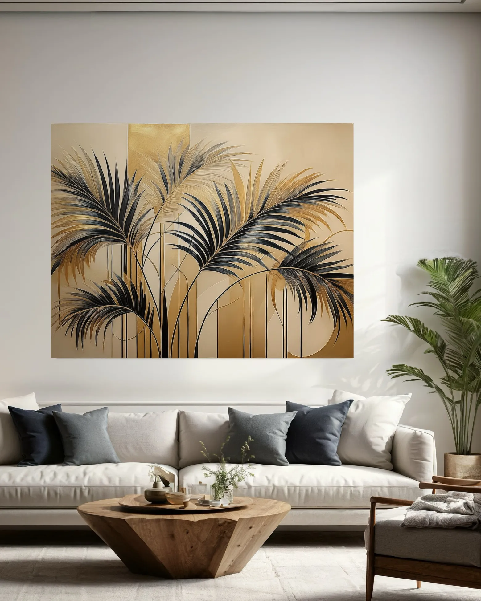Feeby Obraz na płótnie, Liście Rośliny Minimalistyczny 60x40