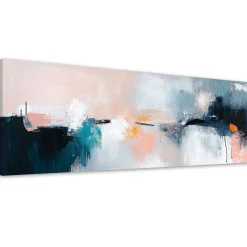 Feeby Obraz na płótnie, Pastelowa Kolorowa Abstrakcja 90x30