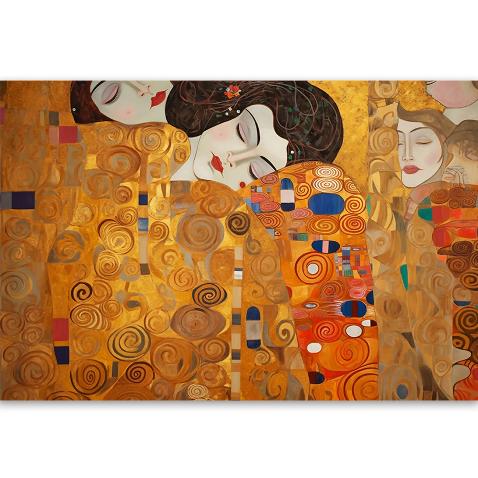 Feeby Obraz na płótnie, Piękne kobiety abstrakcja - G. Klimt 60x40