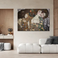 Feeby Obraz na płótnie, Pocałunek kobiet - G. Klimt 60x40