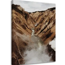 Feeby Obraz na płótnie Rzeka w górach przyroda pejzaż 60x90