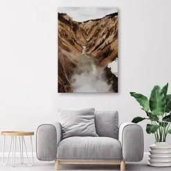 Feeby Obraz na płótnie Rzeka w górach przyroda pejzaż 60x90