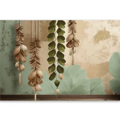 Feeby Obraz, Wiszace liście vintage 60x40