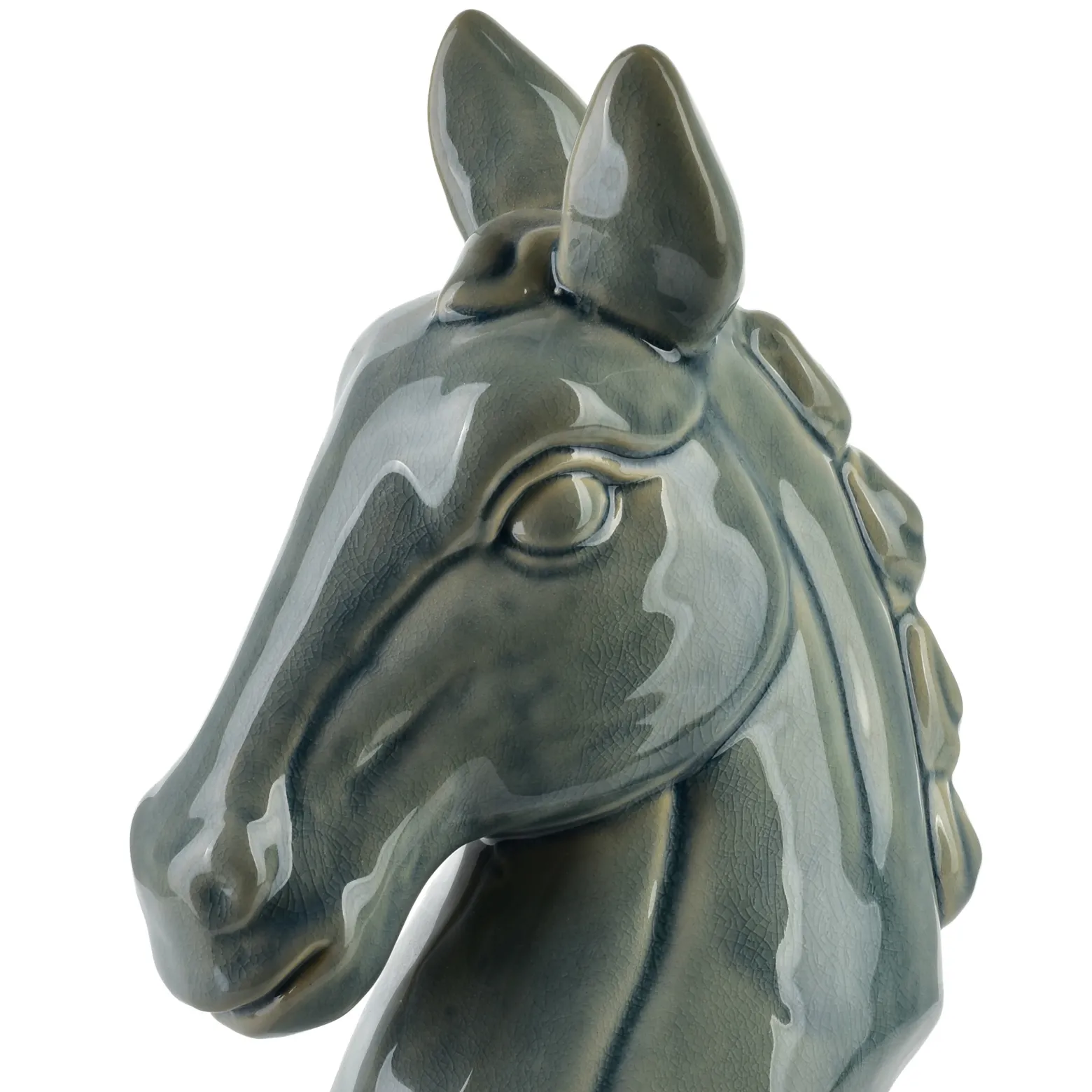 Figura koń ORAN GREEN 17x10,5x24cm