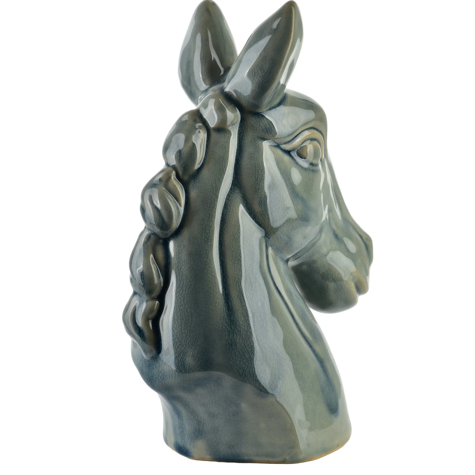 Figura koń ORAN GREEN 17x10,5x24cm