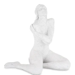 Figura siedzącej kobiety 21,5x21x15 cm DONNA-3