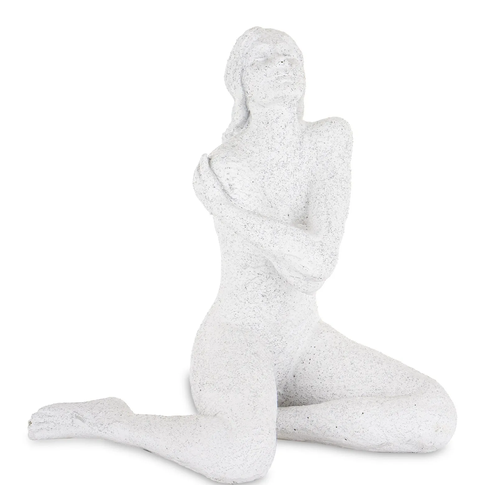 Figura siedzącej kobiety 21,5x21x15 cm DONNA-3