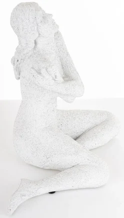 Figura siedzącej kobiety 21,5x21x15 cm DONNA-3