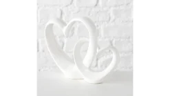 Figurka dekoracyjna Hearts ceramiczna 22 cm mix kolorów