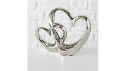 Figurka dekoracyjna Hearts ceramiczna 22 cm mix kolorów