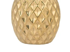 Figurka ozdobna ceramiczna ananas złota
