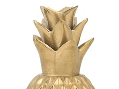 Figurka ozdobna ceramiczna ananas złota