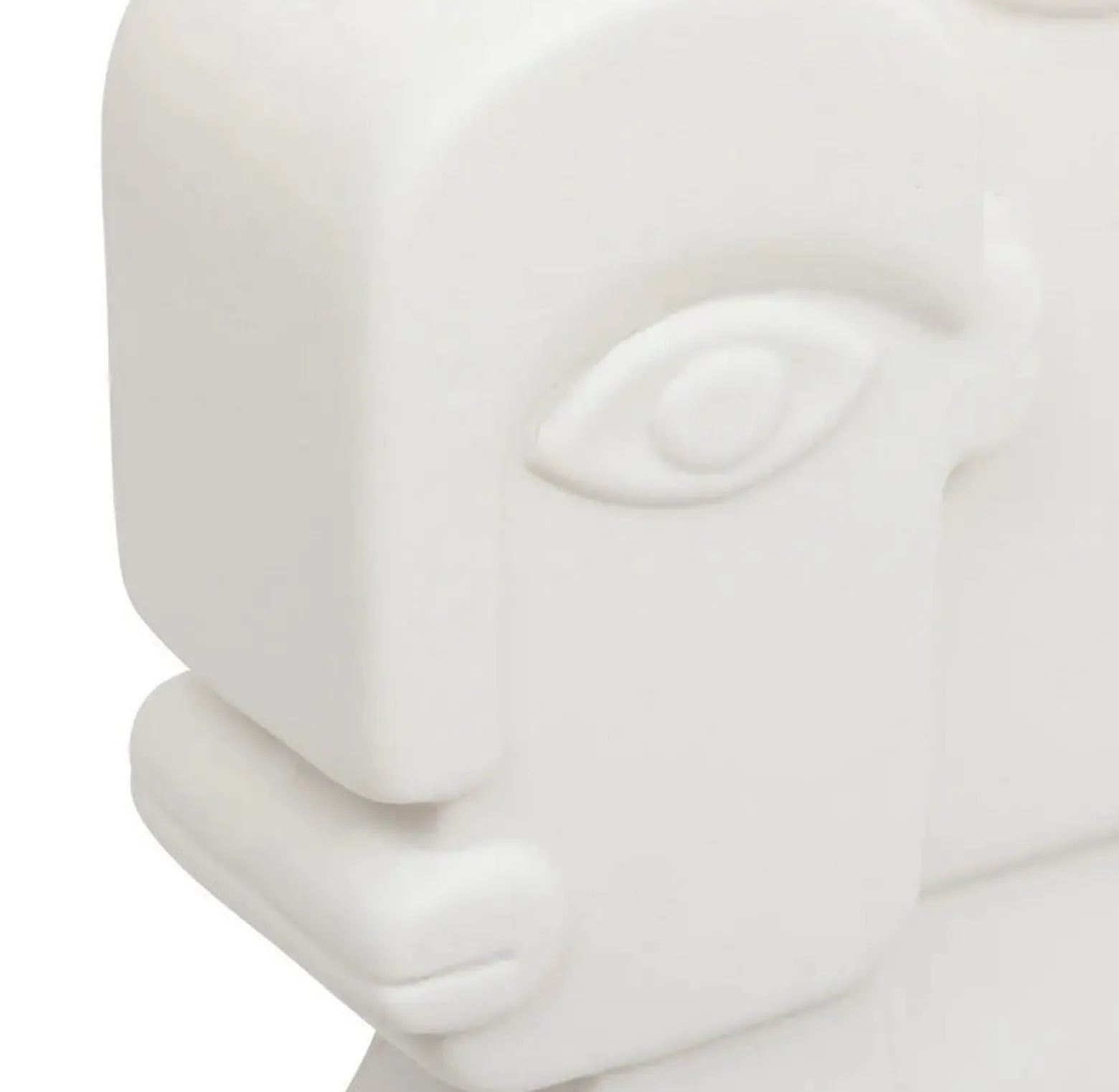 Figurka z dolomitu biała FACE 26 cm
