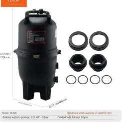 Filtr wkładany basenowy 49 m²
