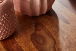 FineBuy Ustawiony stół drewno brązowy