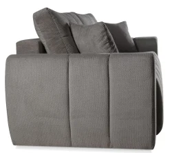 FITU Wygodna, duża sofa rozkładana do salonu, szara
