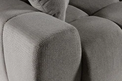FITU Wygodna, duża sofa rozkładana do salonu, szara
