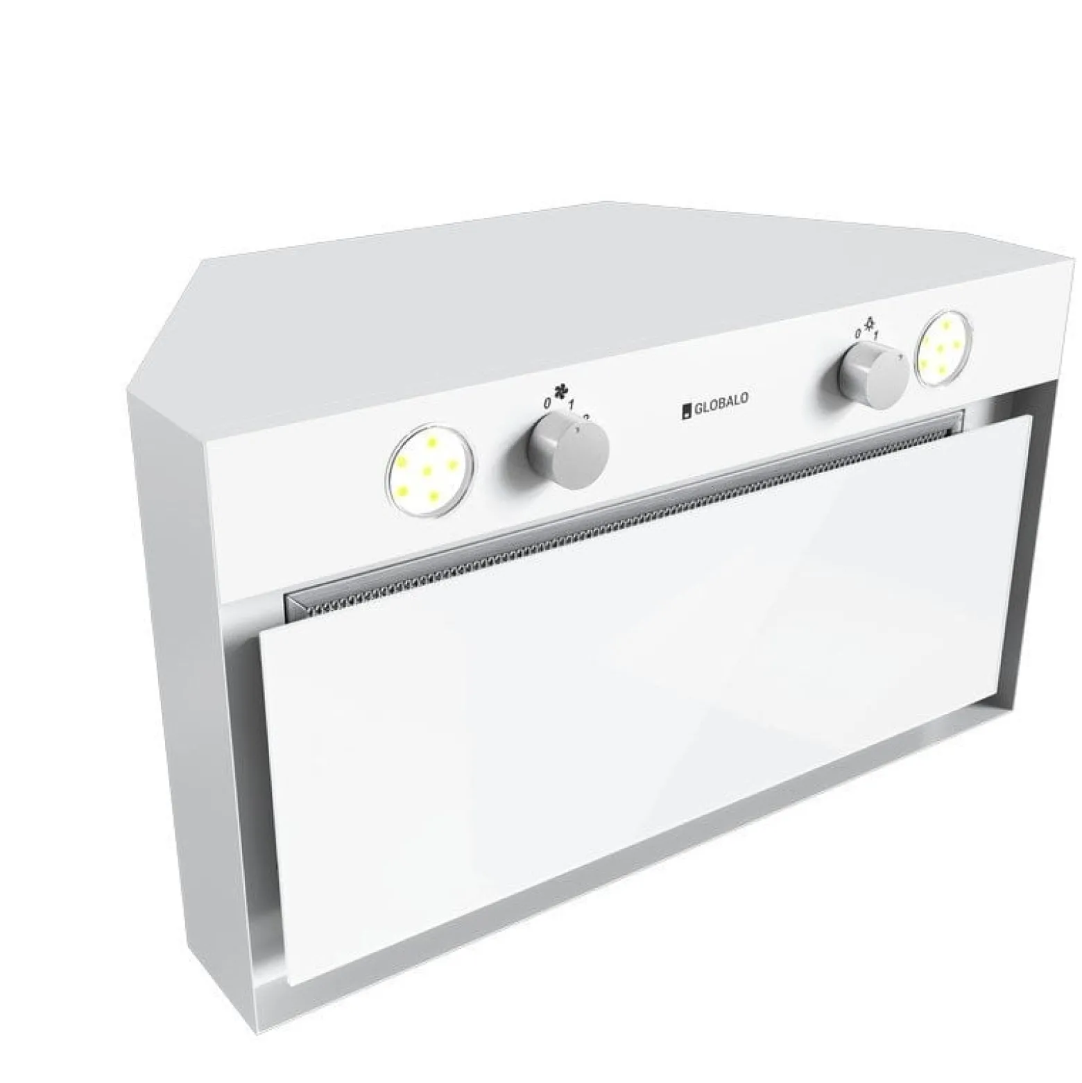 FLOWERI 60.2 WHITE Okap kuchenny