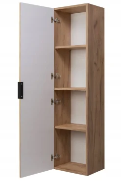 FLOW Słupek łazienkowy 136 dąb craft złoty