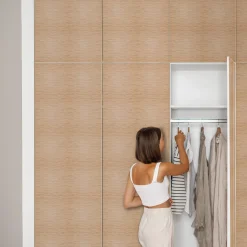 Folia meblowa Drewniane fale 50x100 Okleina samoprzylepna Słoje