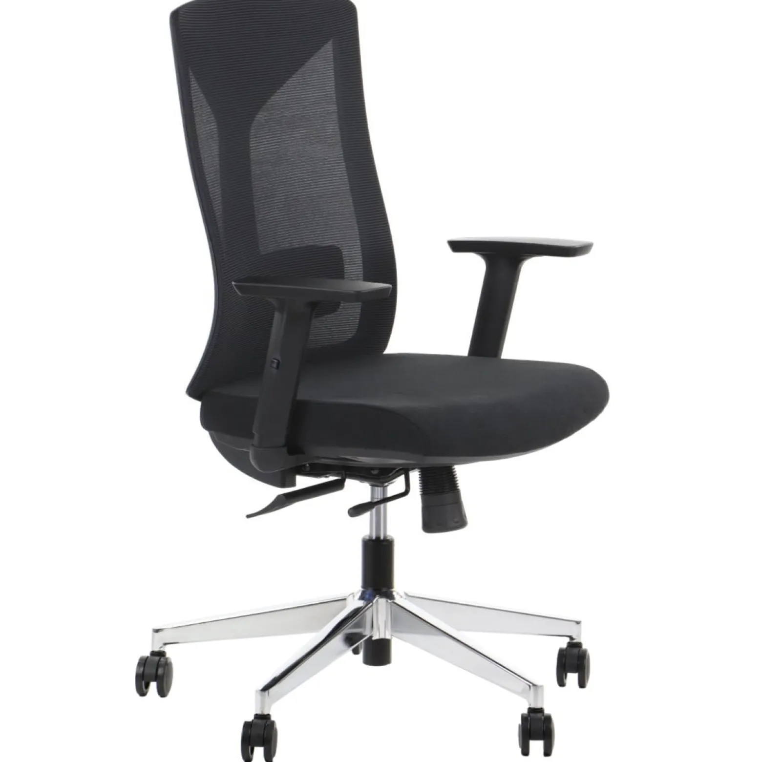 Fotel biurowy HAGER czarny/metal