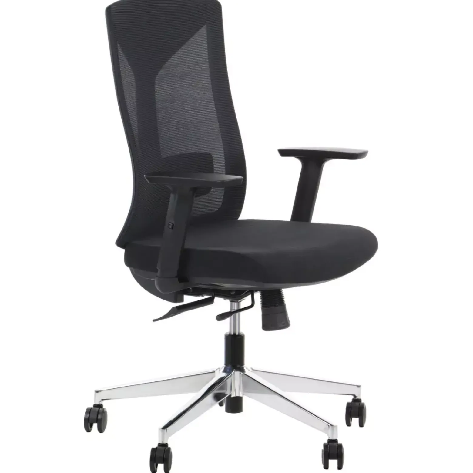 Fotel biurowy HAGER czarny/metal