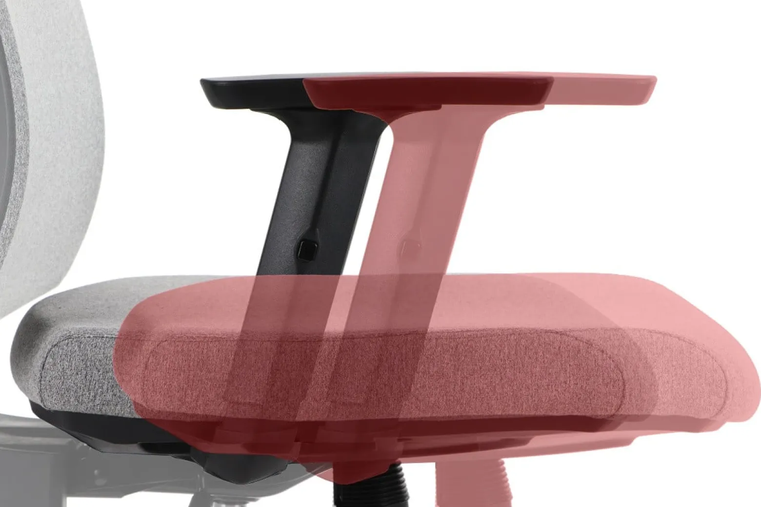 Fotel biurowy HAGER czarny/metal