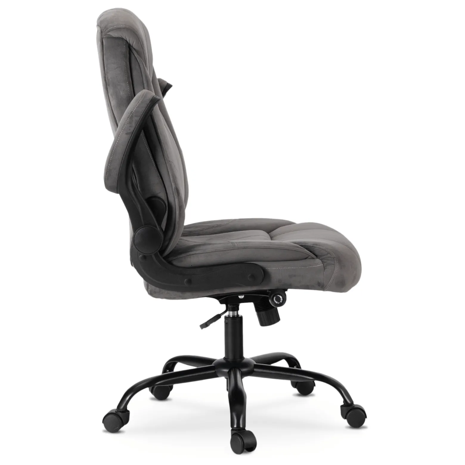 Fotel Biurowy Obrotowy Krzesło Do Biurka Ergonomiczny Szary COMFORT