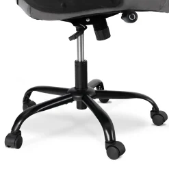Fotel Biurowy Obrotowy Krzesło Do Biurka Ergonomiczny Szary COMFORT