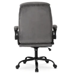 Fotel Biurowy Obrotowy Krzesło Do Biurka Ergonomiczny Szary COMFORT