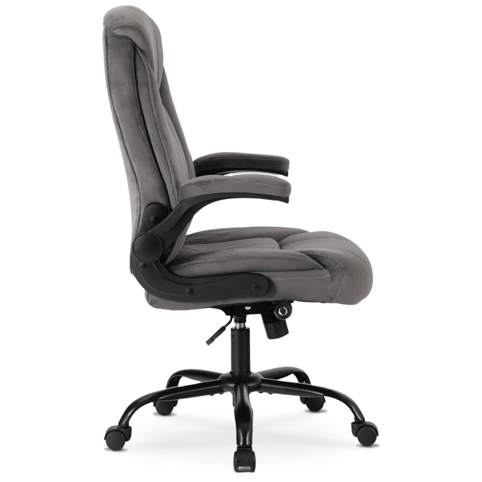 Fotel Biurowy Obrotowy Krzesło Do Biurka Ergonomiczny Szary COMFORT