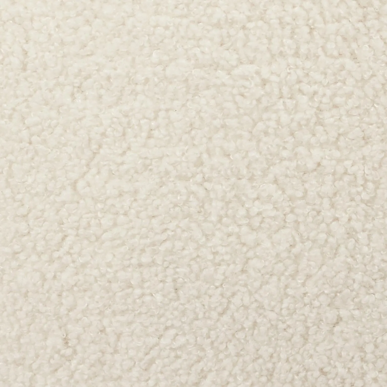 FOTEL Erika biały boucle styl skandynawski drewniane nogi