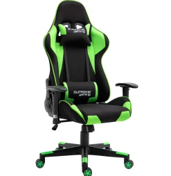 Fotel Extreme regulowany gamingowy PlayMaker Black-Green